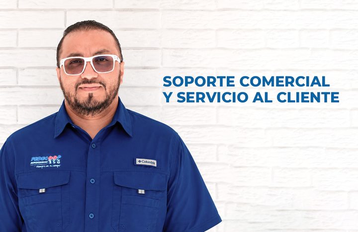 Emmanuel Torres, Soporte comercial y servicio al cliente de Fedecoop Suministros